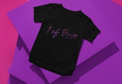 Women's 1 Of One Purple T-Shirt