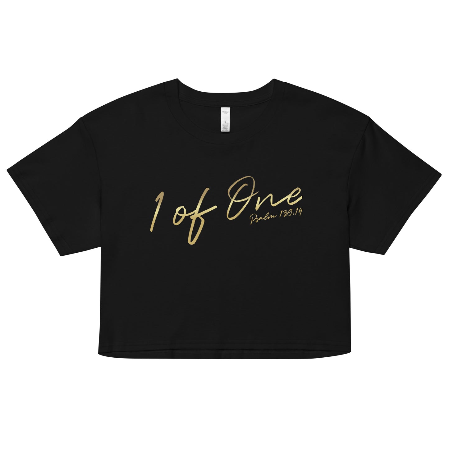 Women's Gold 1 of One Crop Top